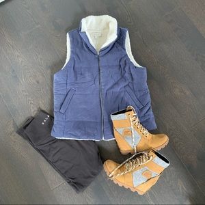 Navy Blue Puffer Vest